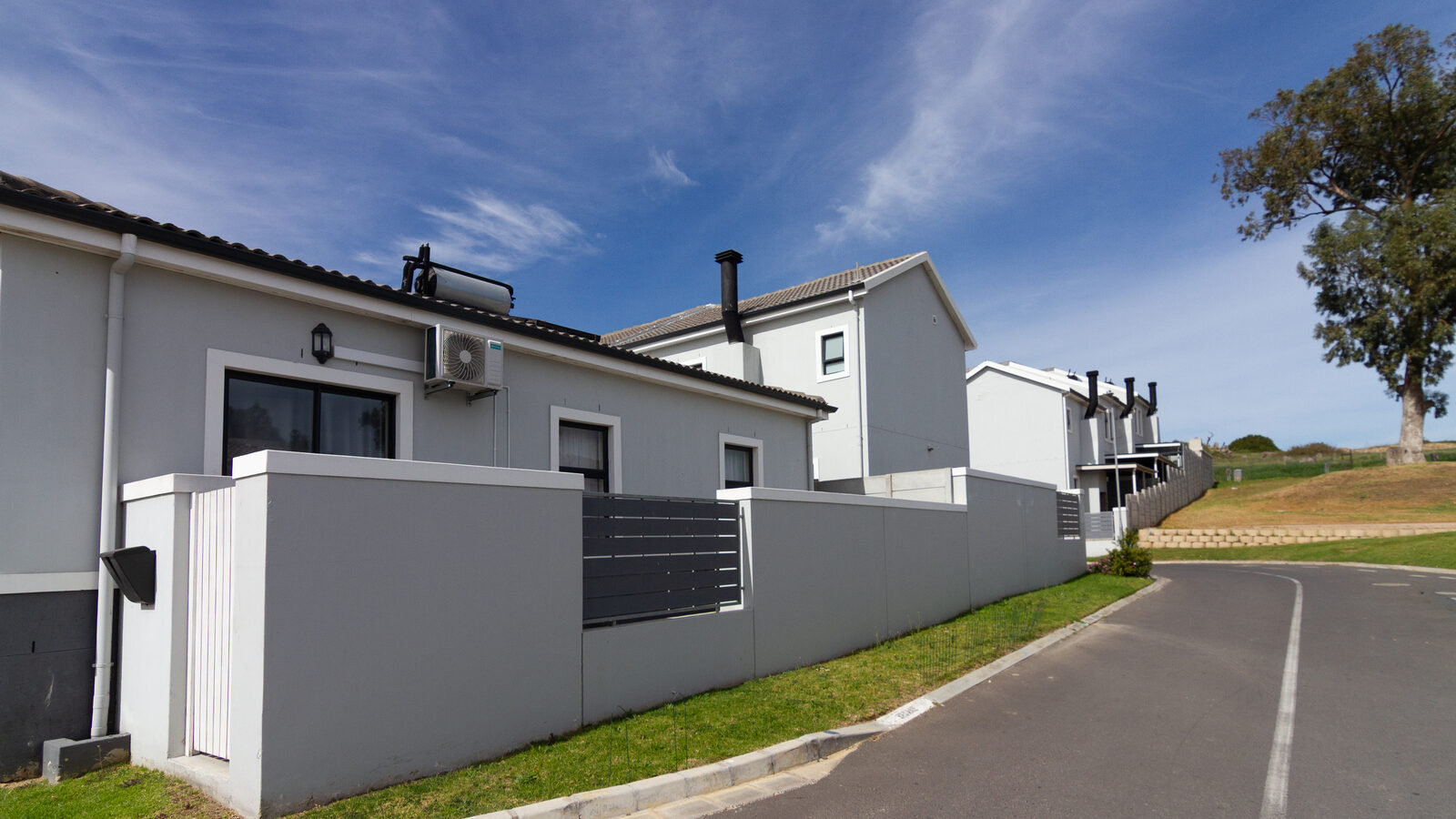 Completed single-storey Bracken Reserve home
