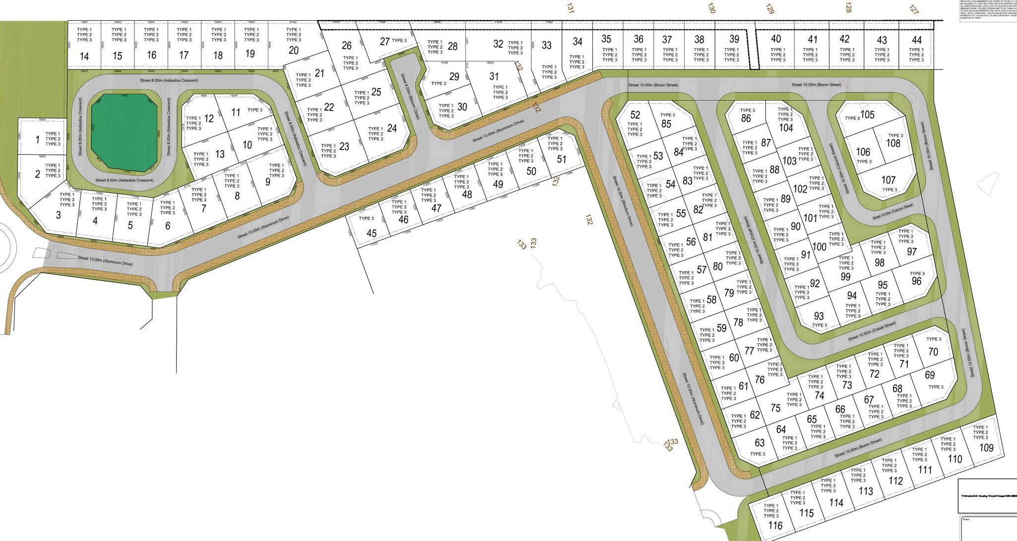 Bracken Reserve Phase 3 Unit Typology Allocation Plan